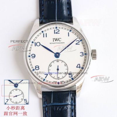 Replica GR Factory IWC Swiss 82200 Automatic Mechanical White Dial Small Three-Hand Watch 